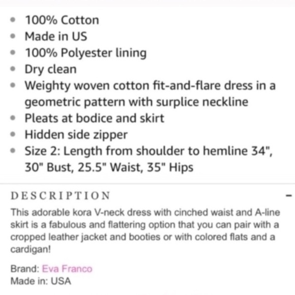 Eva Franco NWT textured windowpane a-line dress *shop@iamwarrior - Picture 8 of 9